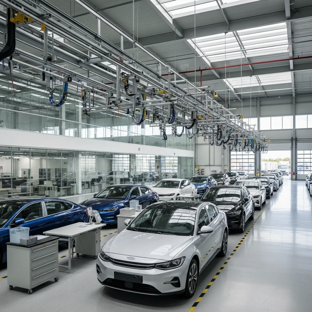 Automotive assembly plant exterior