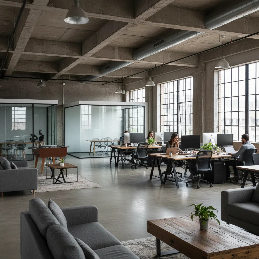 BlueSpan modern industrial office and workspace
